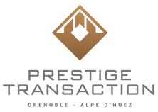 Logo Prestige Transaction, agence immobilière à Grenoble, l'Alpe d'Huez et Lyon
